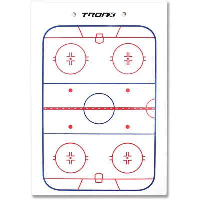 TronX Hockey Dry Erase Coaches Clipboard 9"x13"