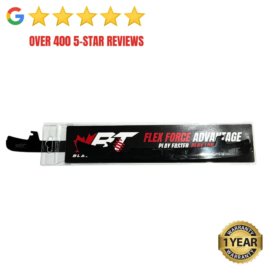 BladeTech Hockey Black Carbon Stainless Steel Skate Blades