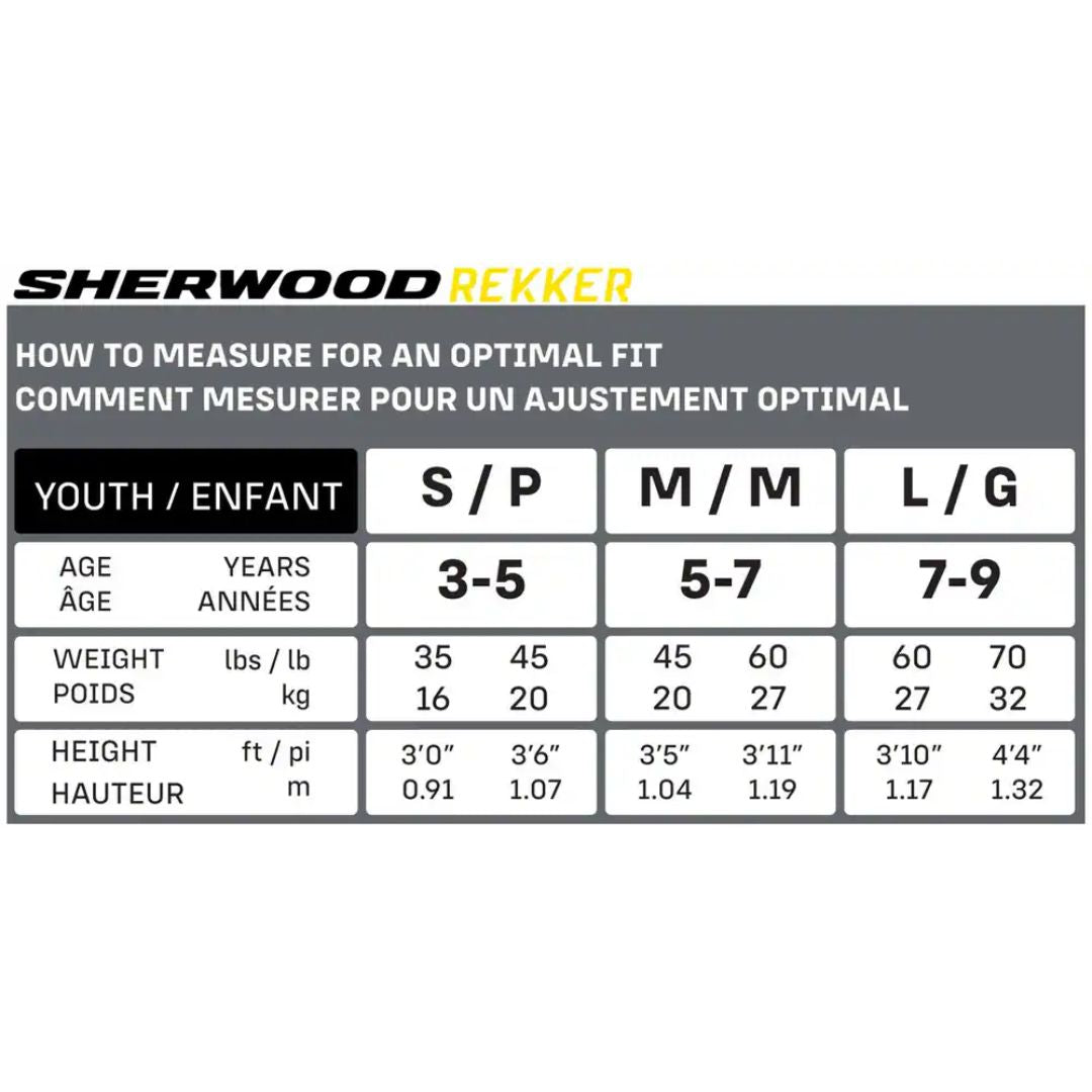 Sherwood Rekker Elite Youth Hockey Equipment Starter Kit