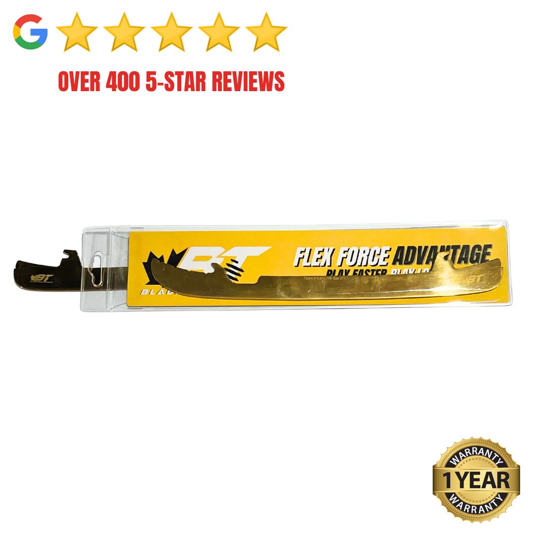 BladeTech Hockey 24K Gold Steel Skate Blades