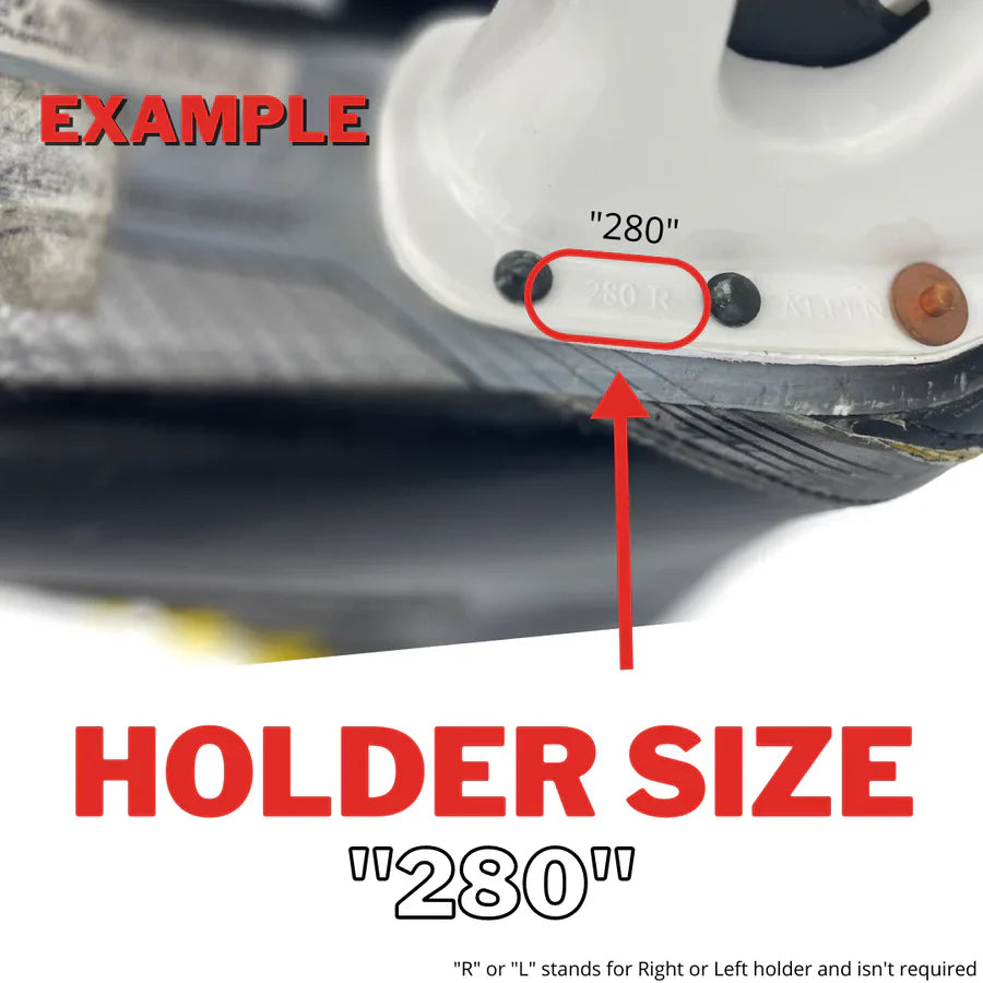 BladeTech Hockey Black Carbon Stainless Steel Skate Blades