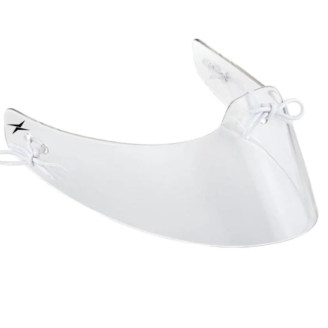 TronX Lexan Round Style Goalie Throat Protector Clear