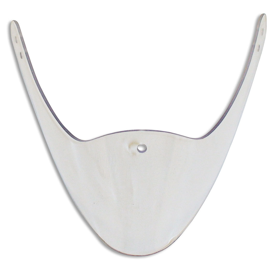A&R Lexan Junior V Style Goalie Throat Guard Clear