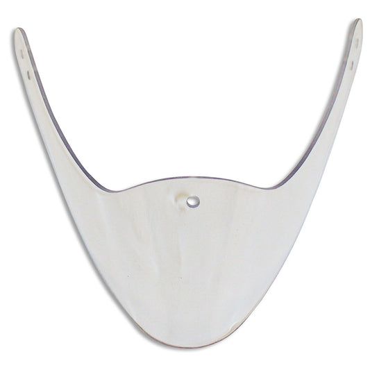 A&R Lexan Junior V Style Goalie Throat Guard Clear