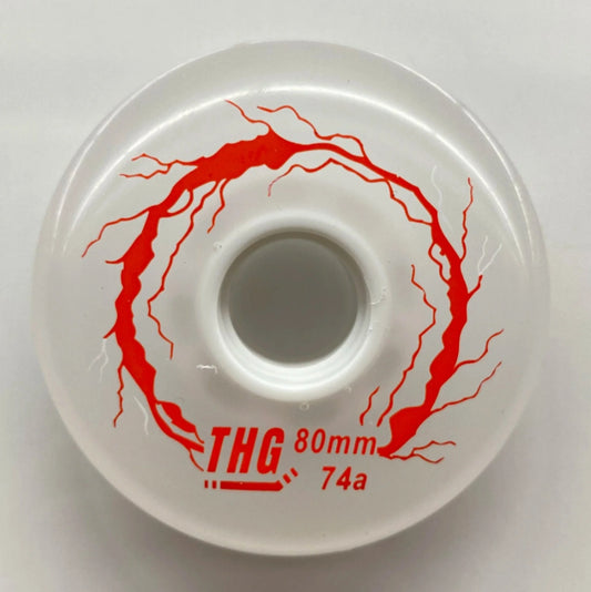 4 PACK: INLINE HOCKEY WHEEL – LIGHTNING RED