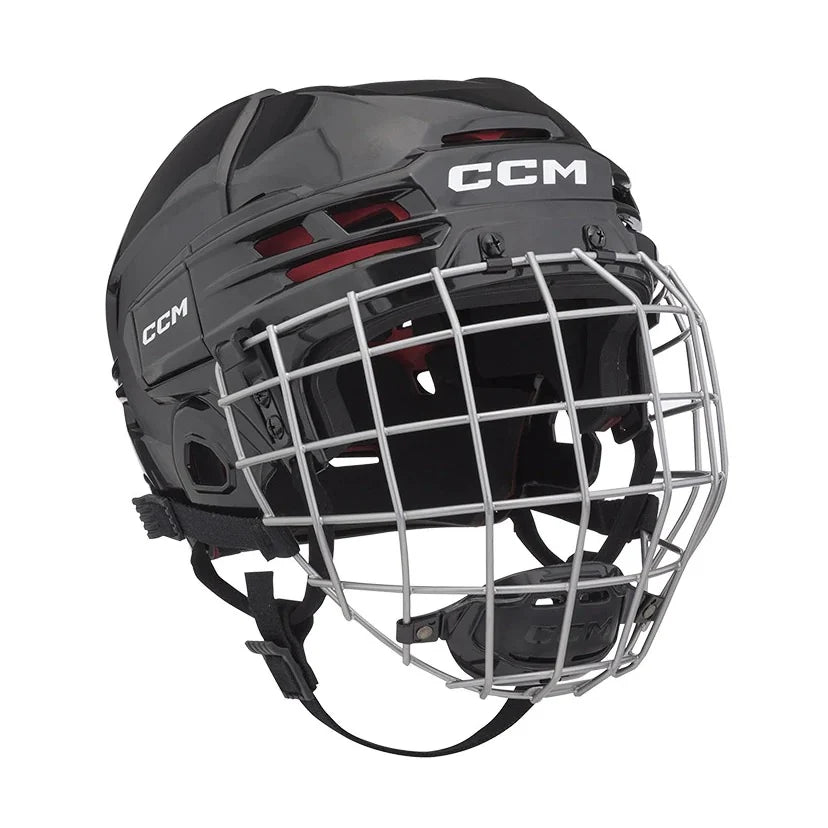 Junior Mid-Level CCM Helmet and Sherwood Glove Bundle