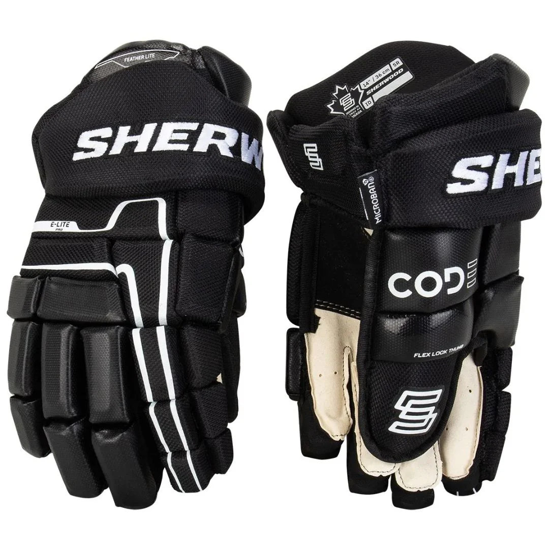 Junior Mid-Level CCM Helmet and Sherwood Glove Bundle