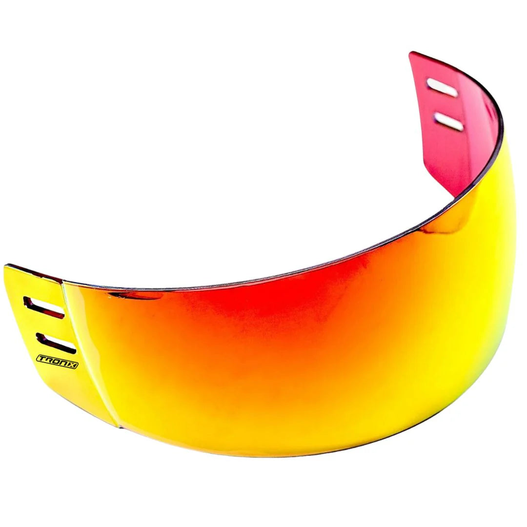 TronX S30 Red Revo Mirrored Visor