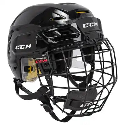 Senior Advanced CCM Helmet and Sherwood CODE TMP Pro Senior Glove Bundle
