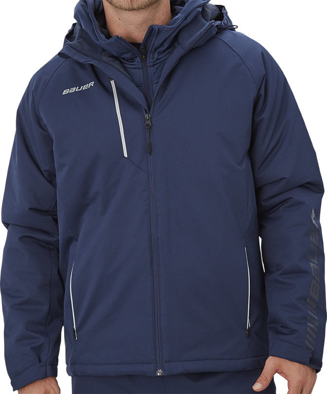 Bauer Supreme Heavyweight Jacket Senior Black/Navy/Grey